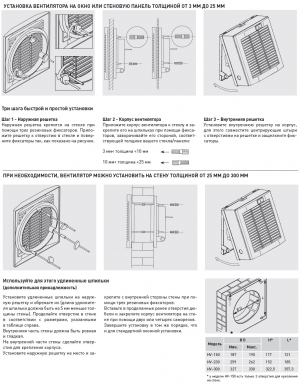 Оконный вентилятор Soler & Palau HV 150 AE с автоматическими жалюзи